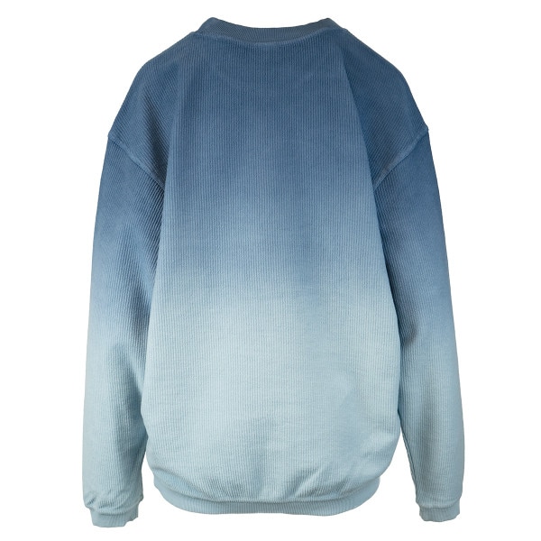 women's utah state aggies ombre corded crew sweatshirt